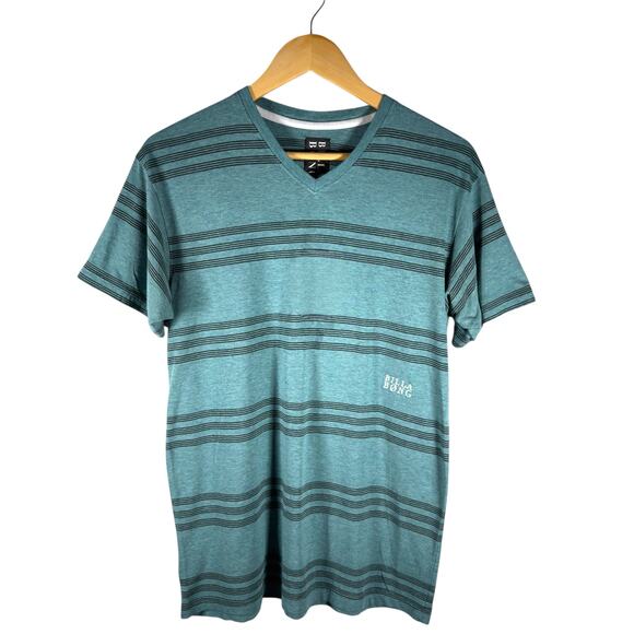 Billabong Other - Billabong Vintage 90’s Striped Embroidered S/S Top Men’s S - Streetwear Skater